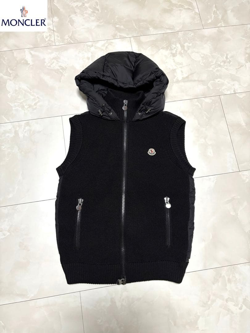 モンクレール ダウンニットベスト