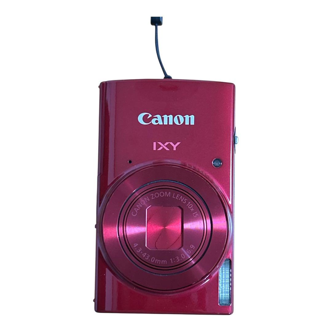 【美品】Canon IXY 190 レッド デジタルカメラ 充電器付き