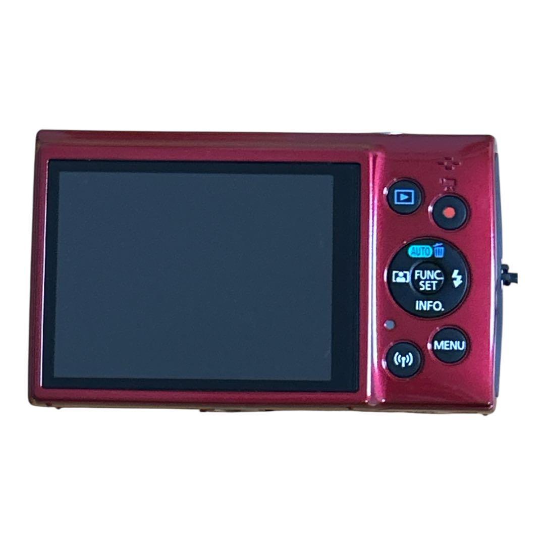【美品】Canon IXY 190 レッド デジタルカメラ 充電器付き
