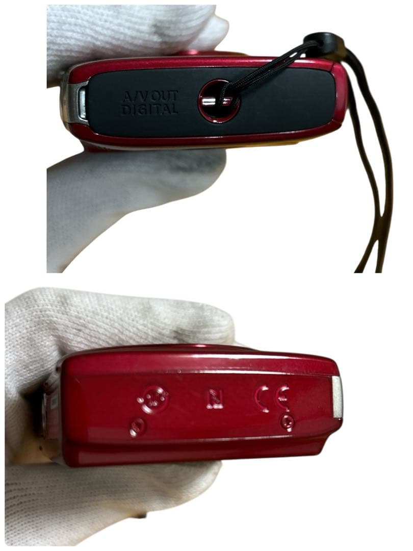 【美品】Canon IXY 190 レッド デジタルカメラ 充電器付き