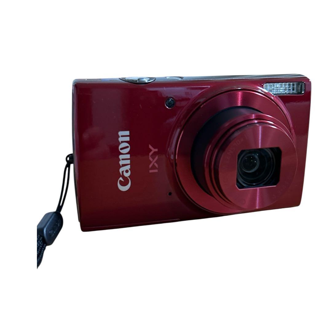 【美品】Canon IXY 190 レッド デジタルカメラ 充電器付き