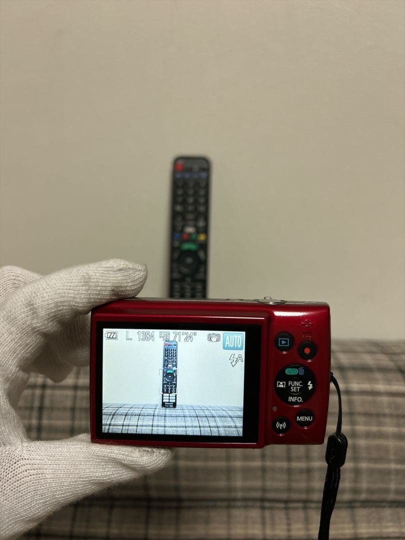 【美品】Canon IXY 190 レッド デジタルカメラ 充電器付き