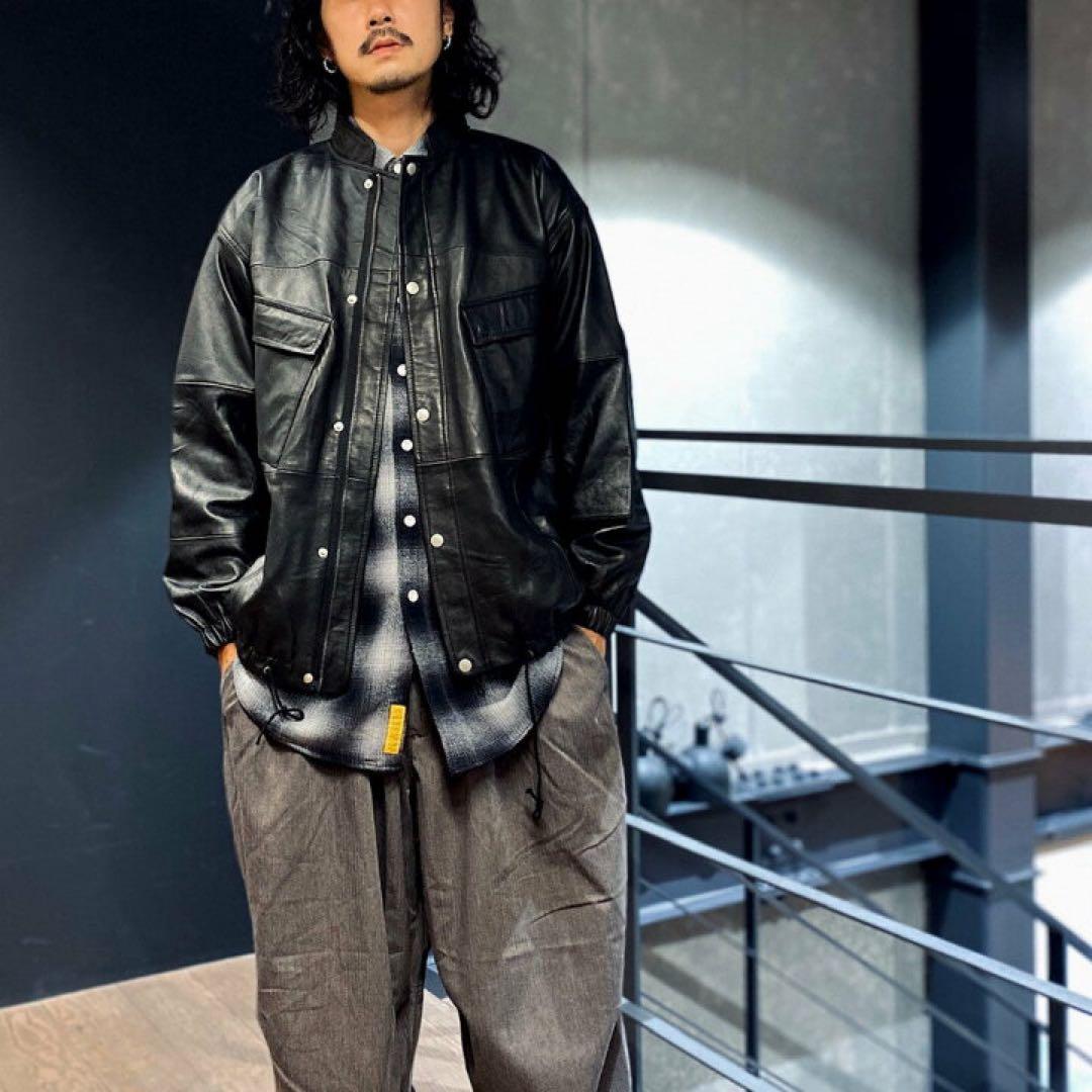 専用　美品　ナスングワム(Nasngwam) CP LEATHER JACKET