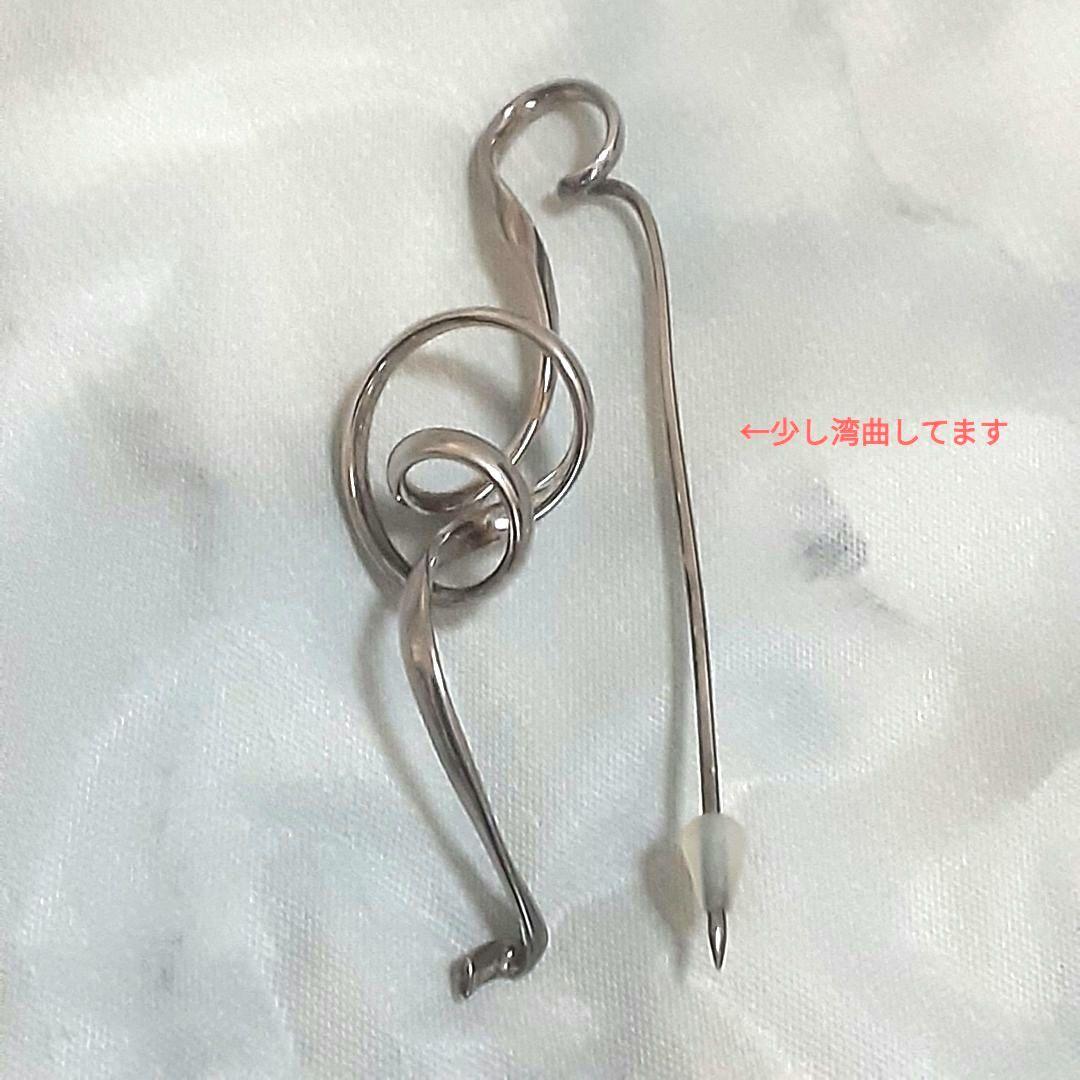   384 フォーゲット ミー ノット ブローチ