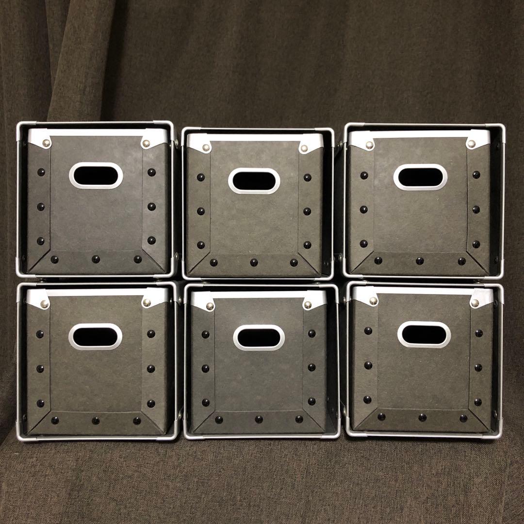 無印良品 硬質パルプ ボックス ケースCD 6個セット