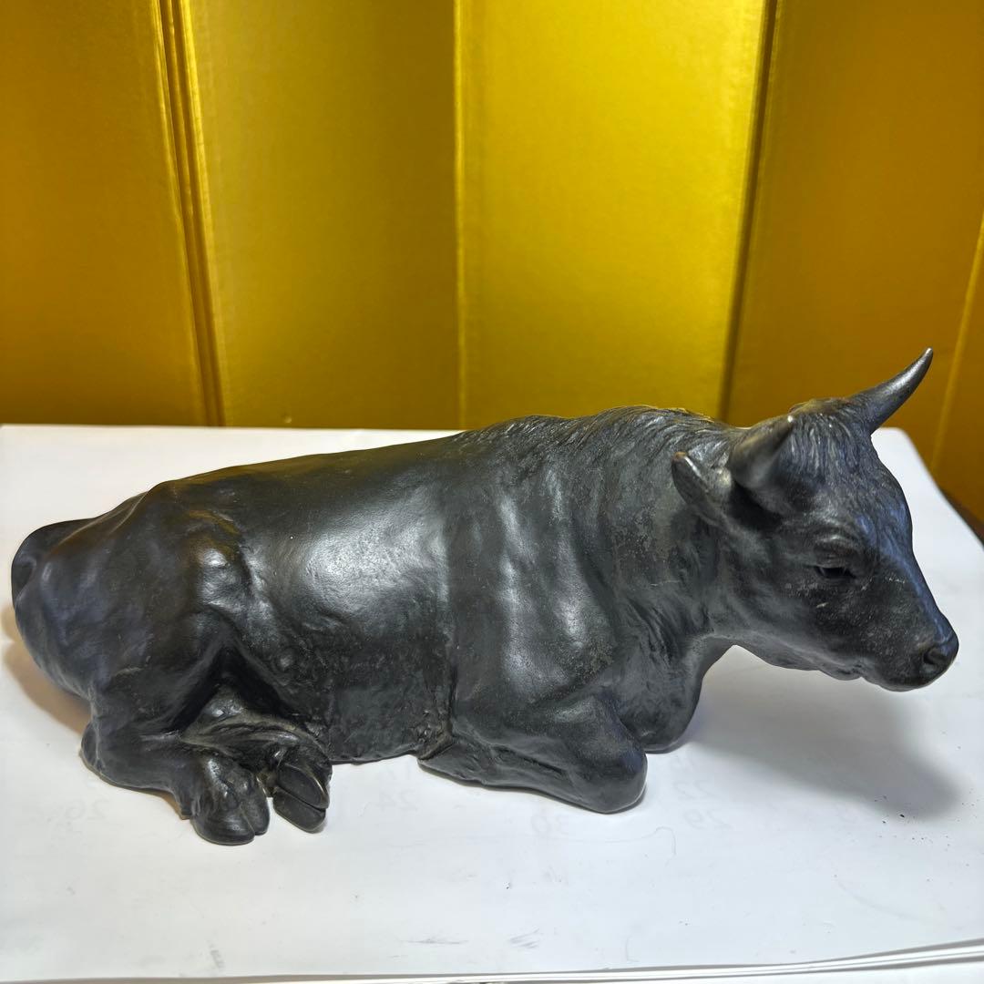 高岡銅器，青銅，牛の銅製彫刻