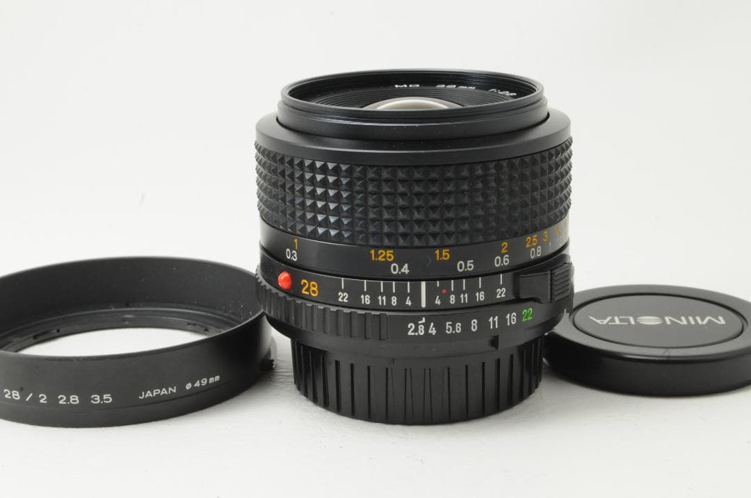 ★美品★MINOLTA ミノルタ MD 28mm F2.8 SR/MDマウント