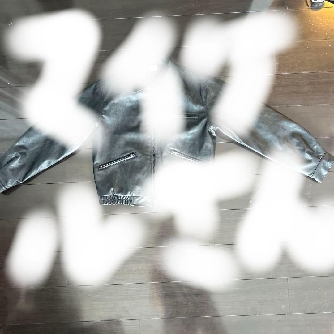 WISH FOREVER ブラックレザージャケット