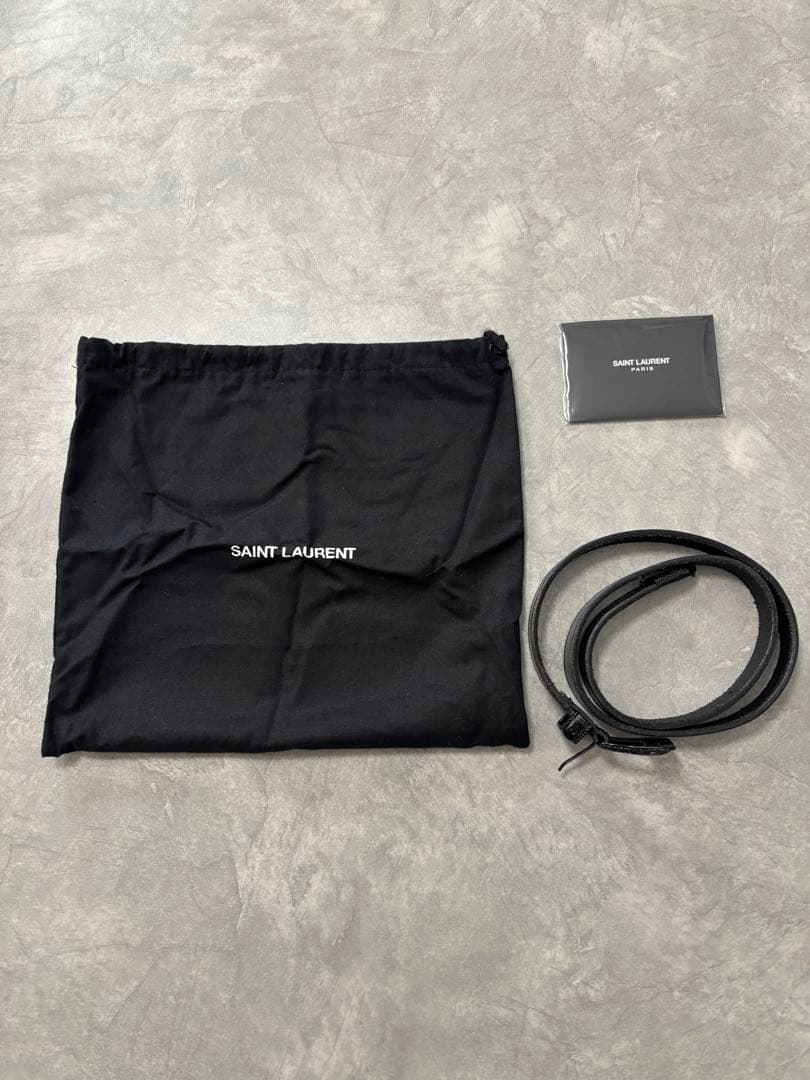 SAINT LAURENT ブラックベルト　ウエスタン