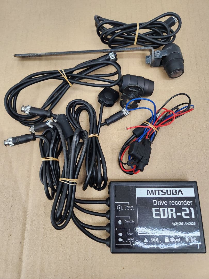 値下げ MITSUBA EDR-21 ドライブレコーダー 前後2カメラ