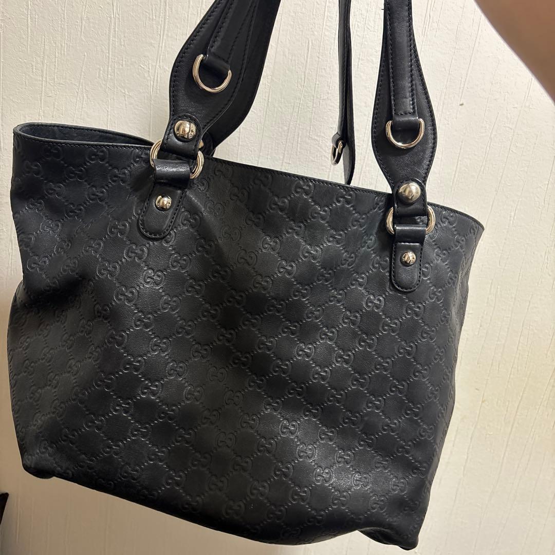 GUCCI ブラック トートバッグ