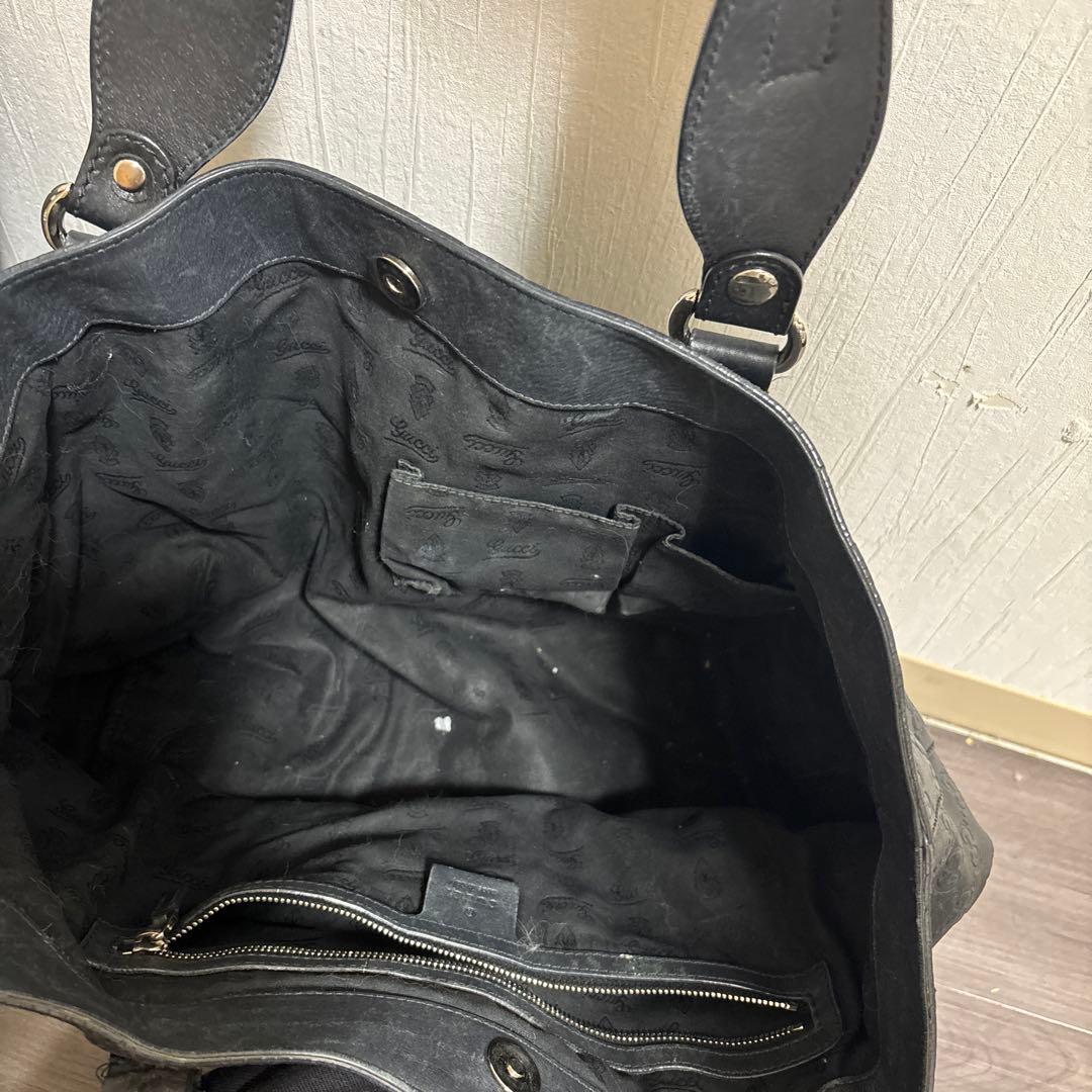 GUCCI ブラック トートバッグ