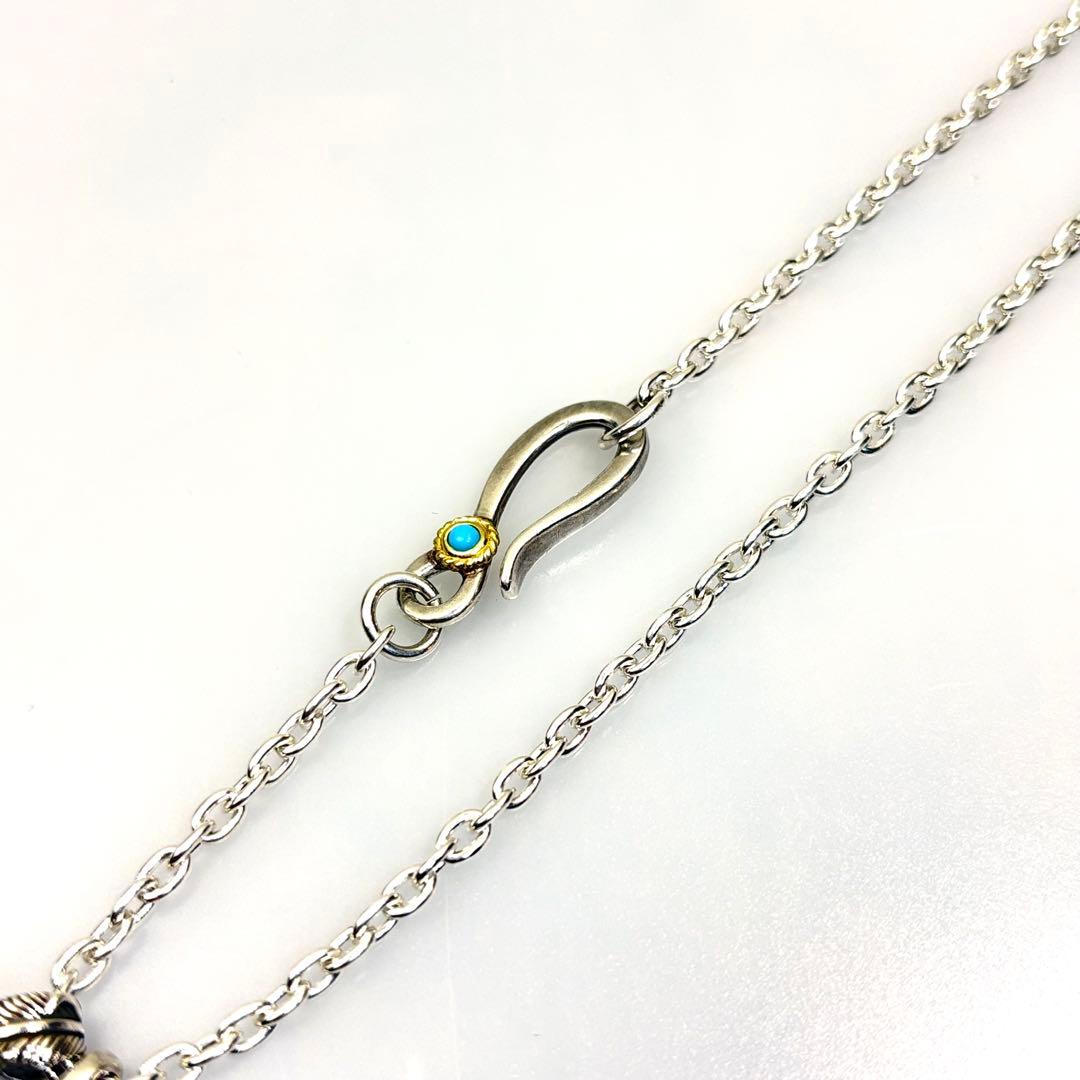 おこげ丸　TADY&KING OLDフックSV金縄ターコイズ　チェーン