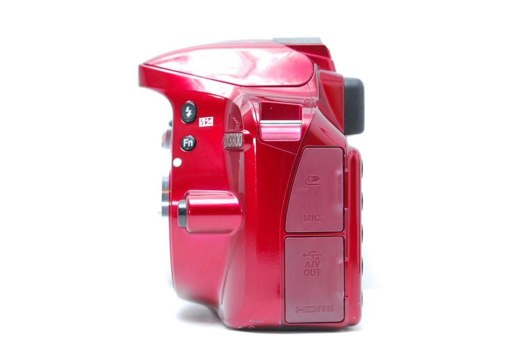 【希少カラーモデル】Nikon D3300　スマホ転送　レッド　2416万高画質