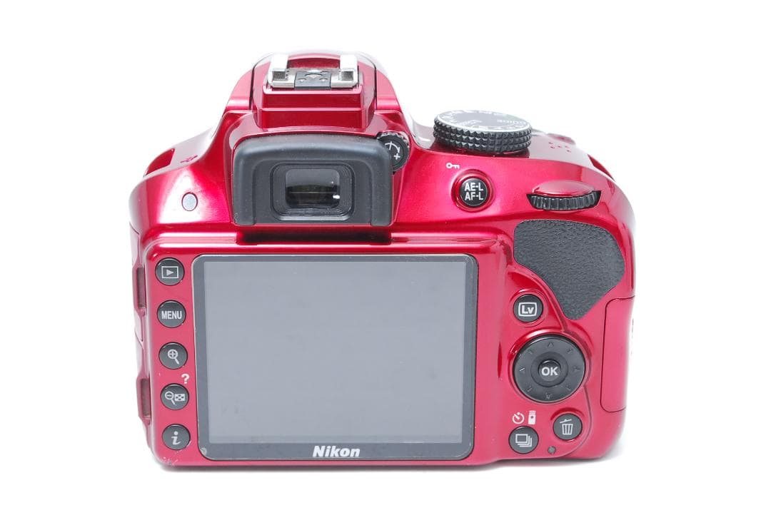 【希少カラーモデル】Nikon D3300　スマホ転送　レッド　2416万高画質
