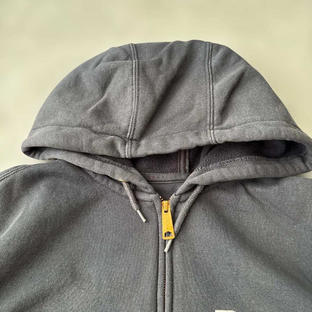 CARHARTT　カレッジ刺繍ロゴ　フルジップパーカー　　M