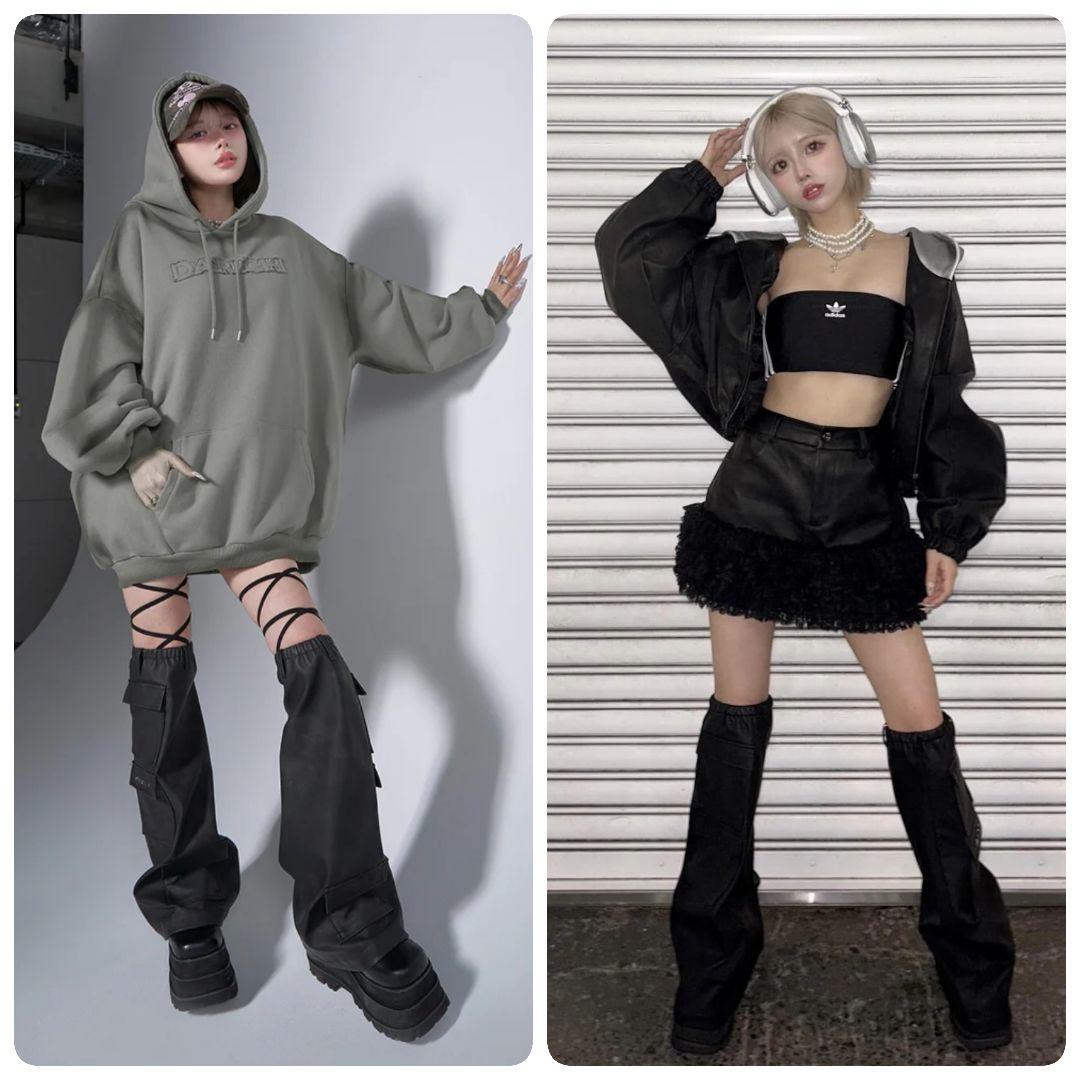 Darich ダーリッチ レザーブーツカバー BLK ブラック 黒