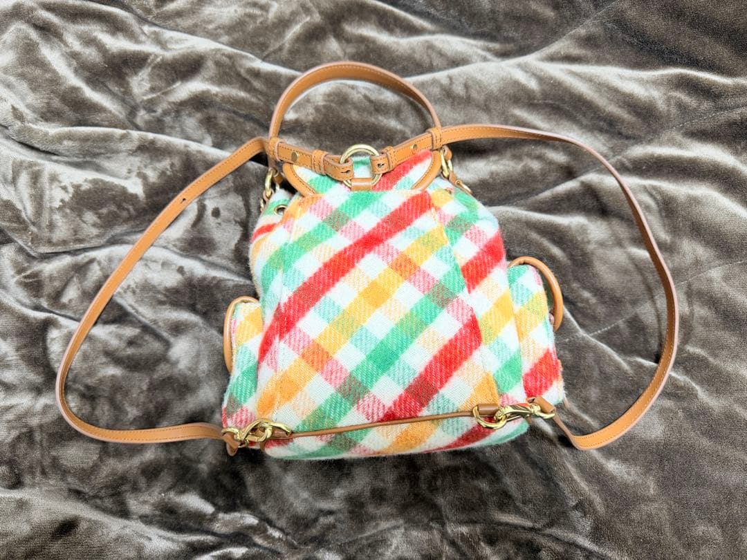 最終値下げ！正規店購入　miumiu ミニバッグ　バッグパック　レシート付