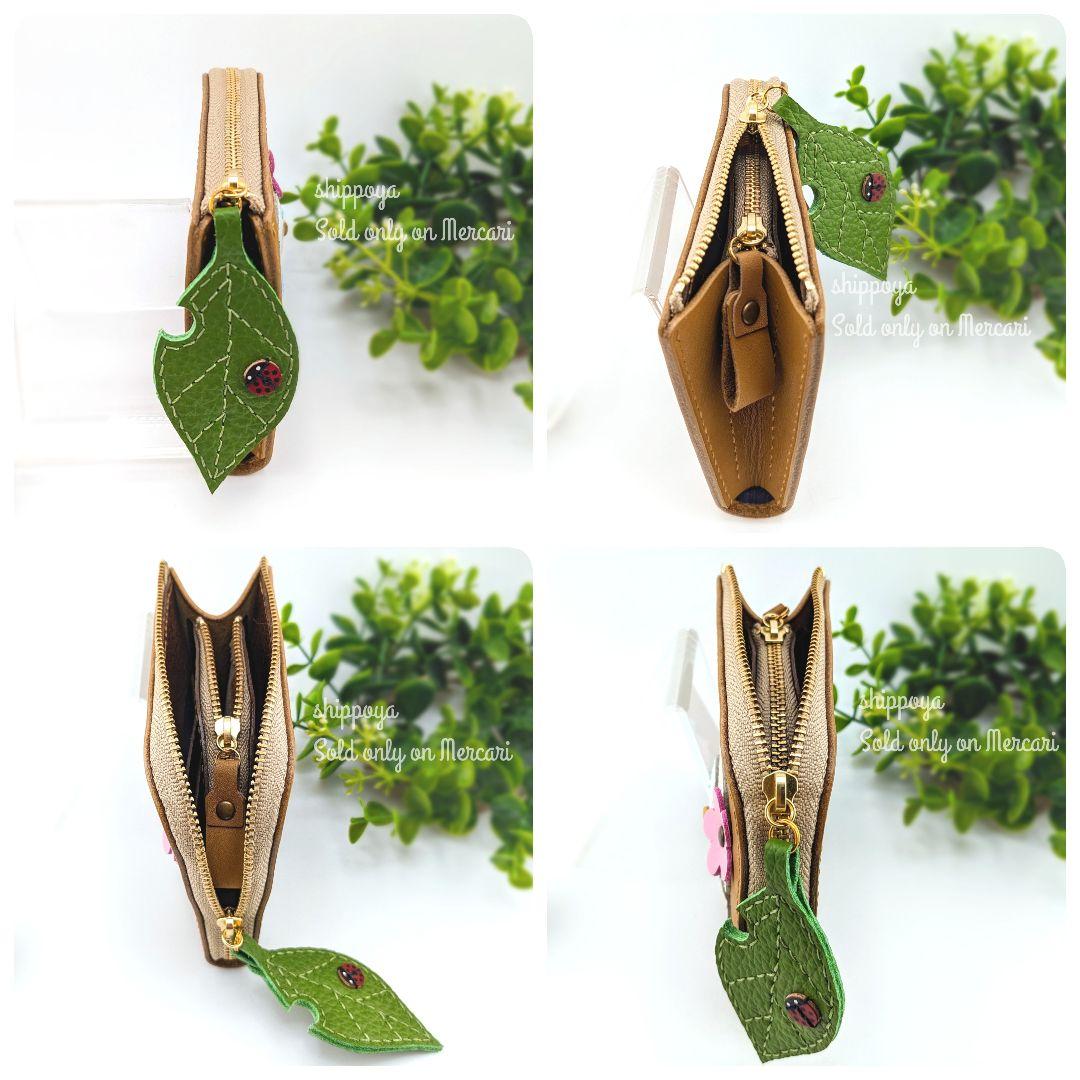 ☆neko☆/セミオーダー/★L字ファスナーミニ財布