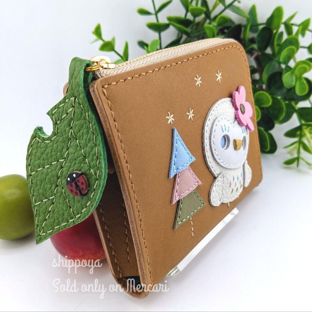 ☆neko☆/セミオーダー/★L字ファスナーミニ財布