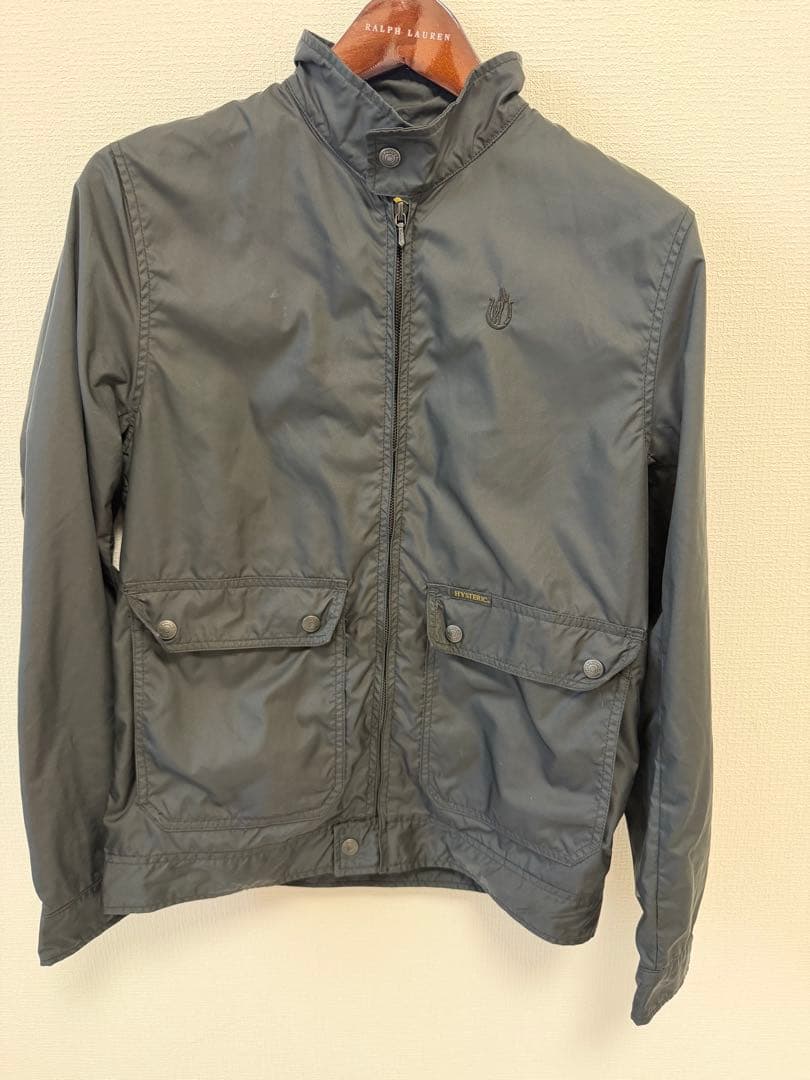 ブラック ナイロンジャケット ヒステリックグラマー M No.0231AB04