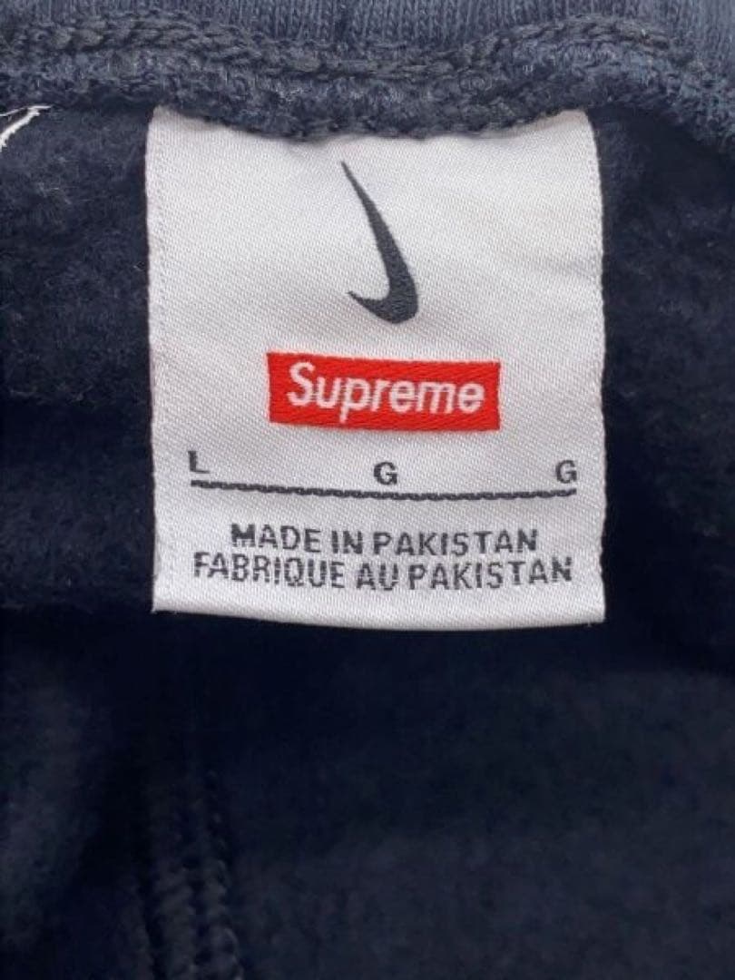 SUPREME NIKE ロゴ入り トレーナー ネイビー 値下げ可