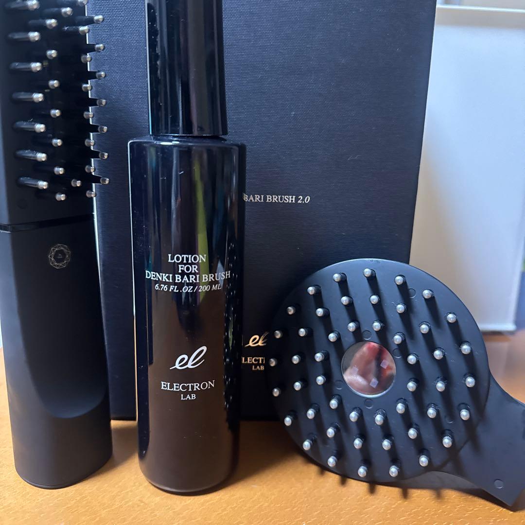 ボディ・フェイスケア el DENKI BARI BRUSH 2.0+BODY BLACK