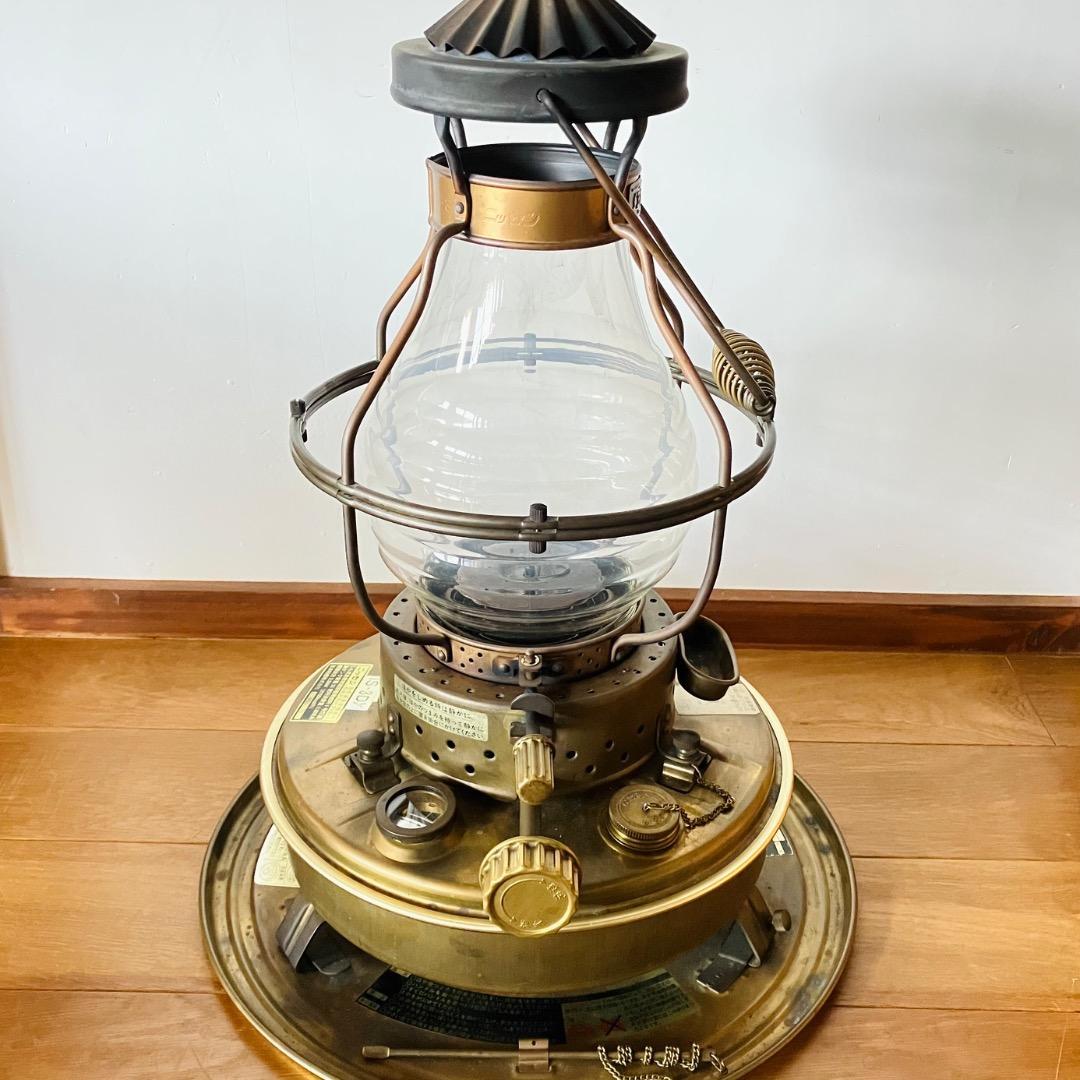 値引き★ニッセン（日本船燈）IS-3 石油ストーブ 真鍮製◎取説もあります