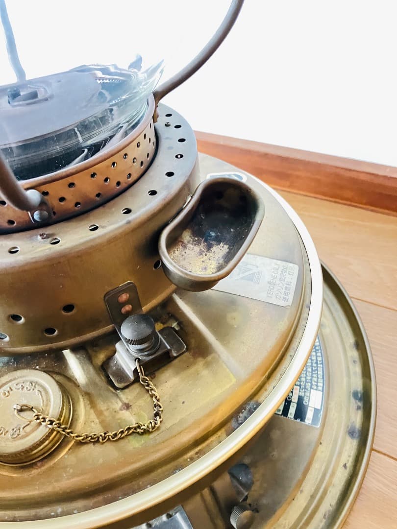 値引き★ニッセン（日本船燈）IS-3 石油ストーブ 真鍮製◎取説もあります