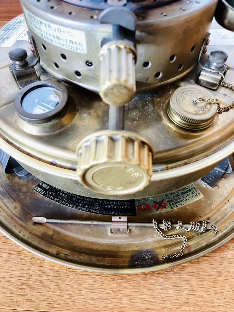 値引き★ニッセン（日本船燈）IS-3 石油ストーブ 真鍮製◎取説もあります