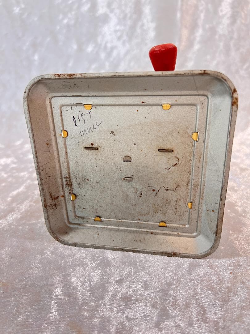 古いおもちゃ　細工物　ブリキのミュージックボックス