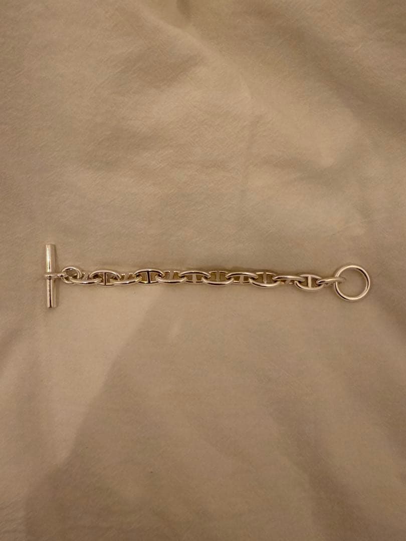 HERMES シェーヌダンクルブレスレットGM12コマ