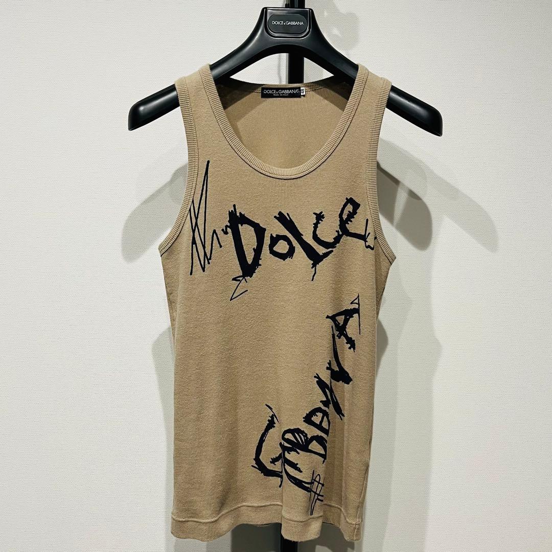 Dolce & Gabbana ドルチェ&ガッバーナ ベージュ タンクトップ48
