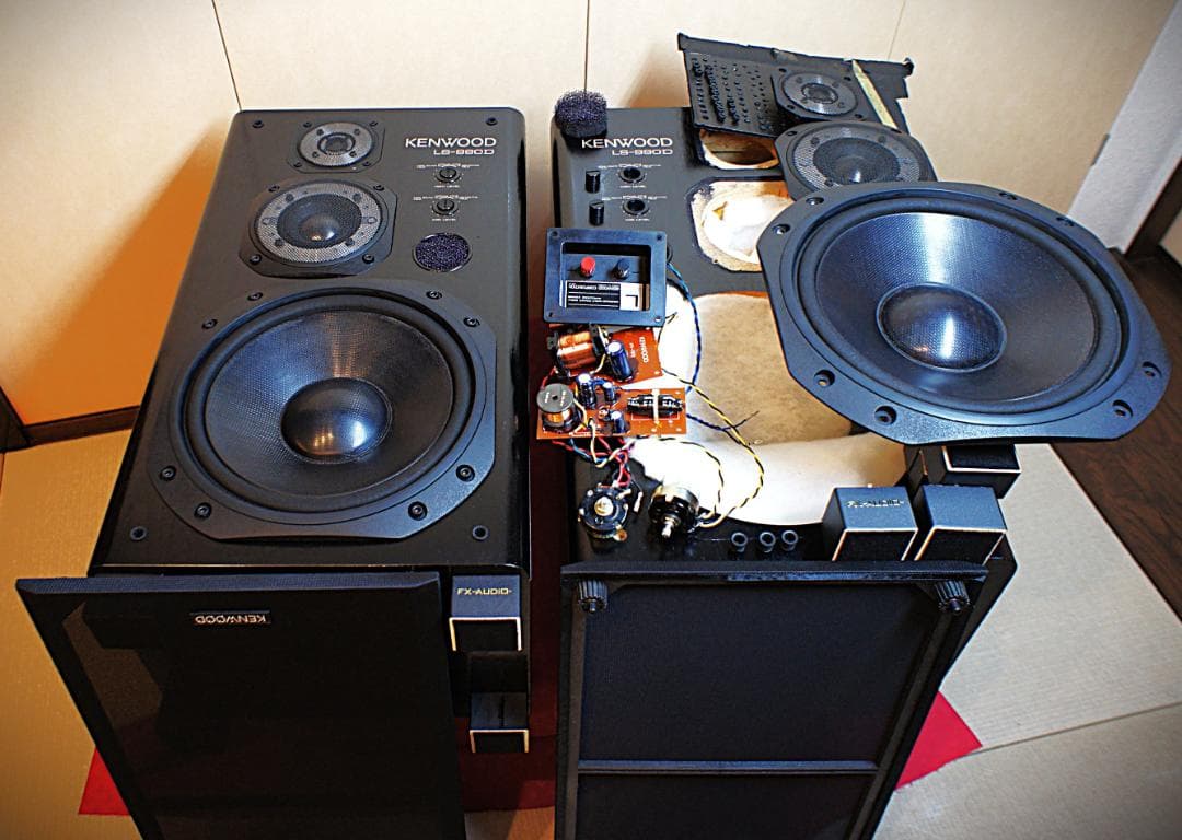 【超美品】KENWOODスピーカー LS-990D ブラック調 整備良品