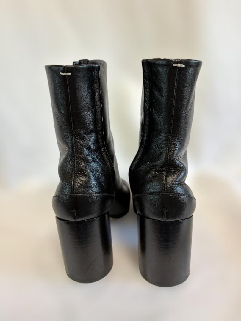 メゾンマルジェラ　黒 タビ　ブーツ　 高ヒールブーティ　ショートブーツ