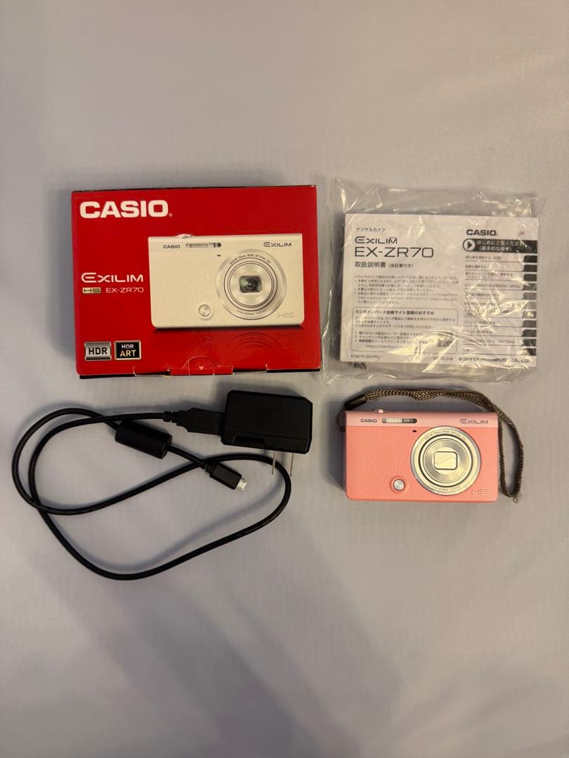箱有 極美品 CASIO EXILIM EX-ZR70