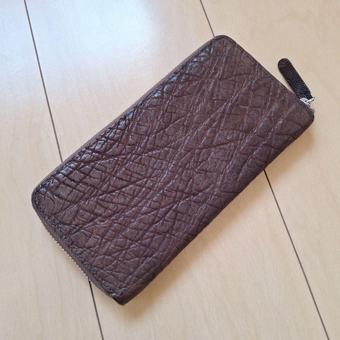 象革 エレファント長財布 SUNAMURA 美品