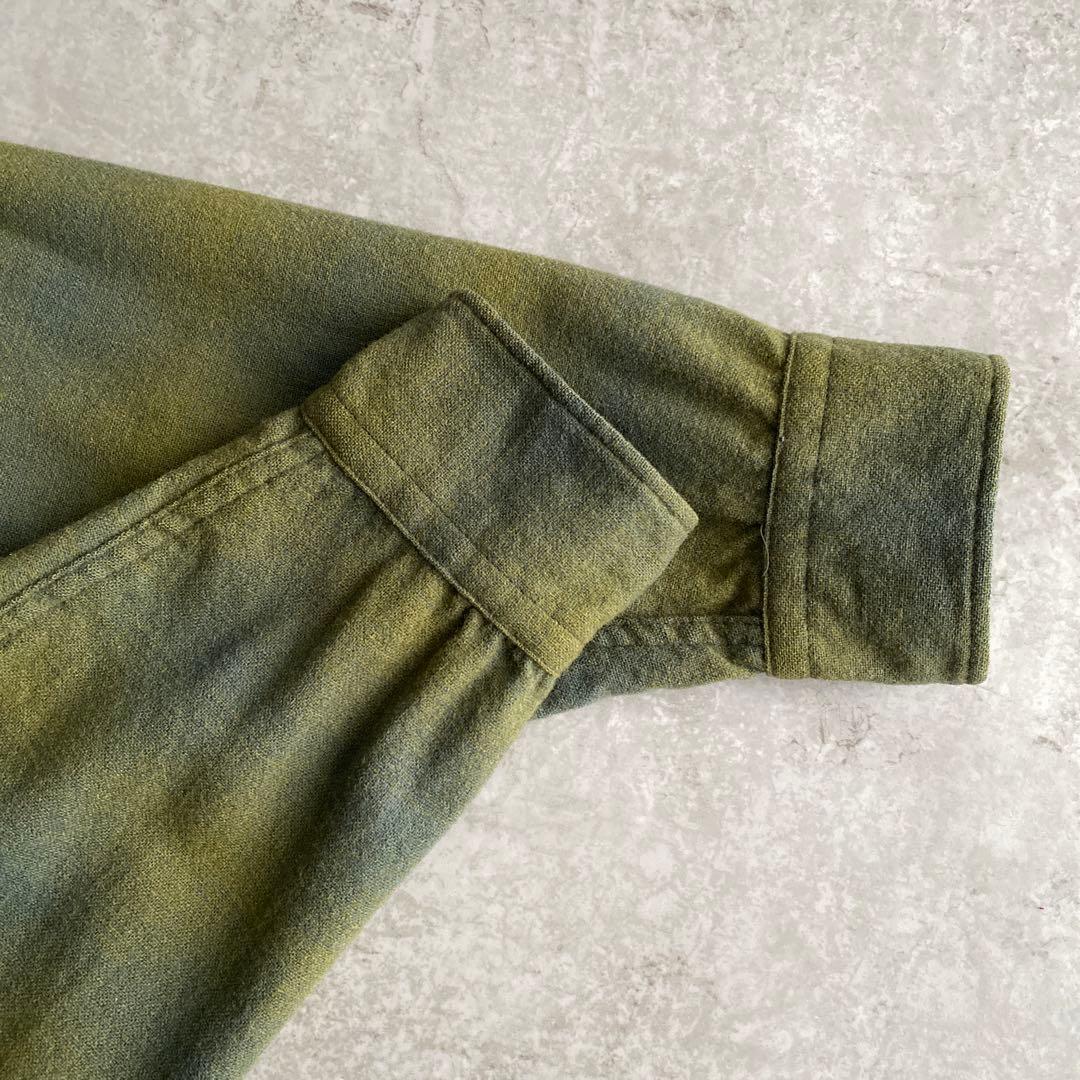 極上配色 60s ペンドルトン オンブレ ウール シャツ USA製 15 1/2