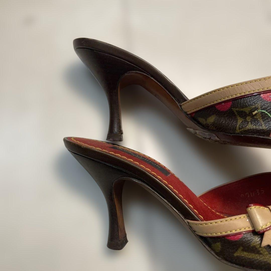 ルイ・ヴィトン マルチカラー オープントゥサンダル