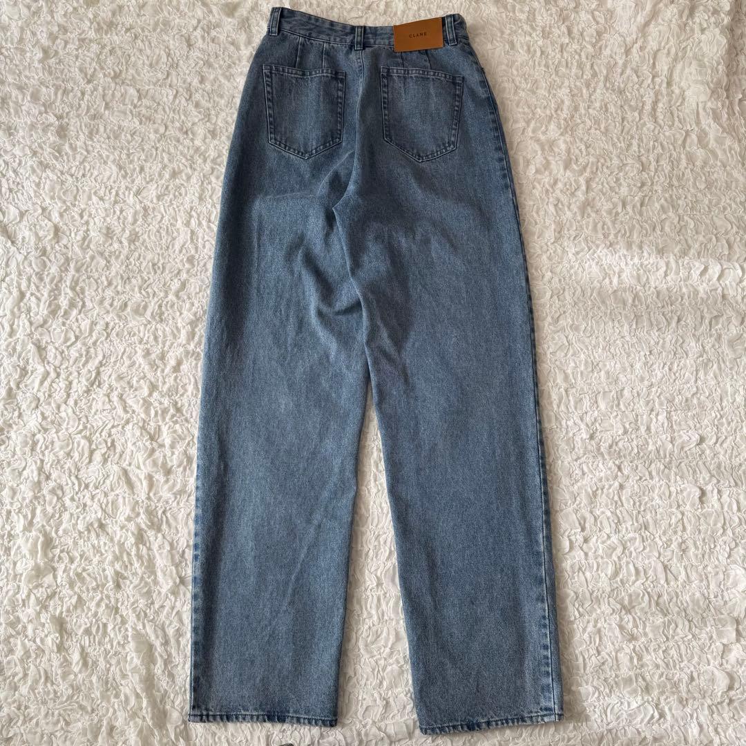 CLANE クラネ フラワーエンブロイダリーパンツ デニム 刺繍 総柄