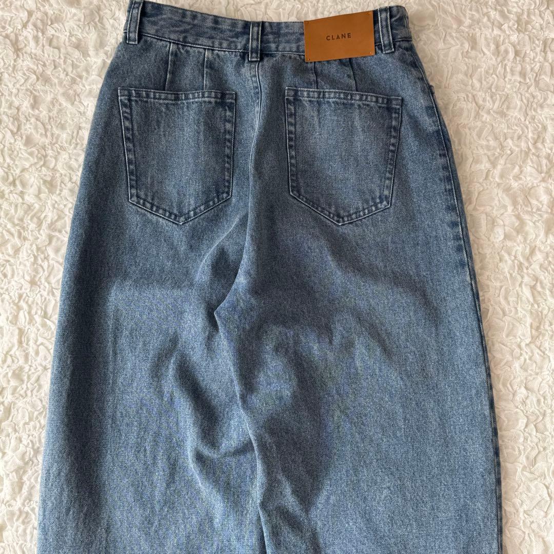 CLANE クラネ フラワーエンブロイダリーパンツ デニム 刺繍 総柄