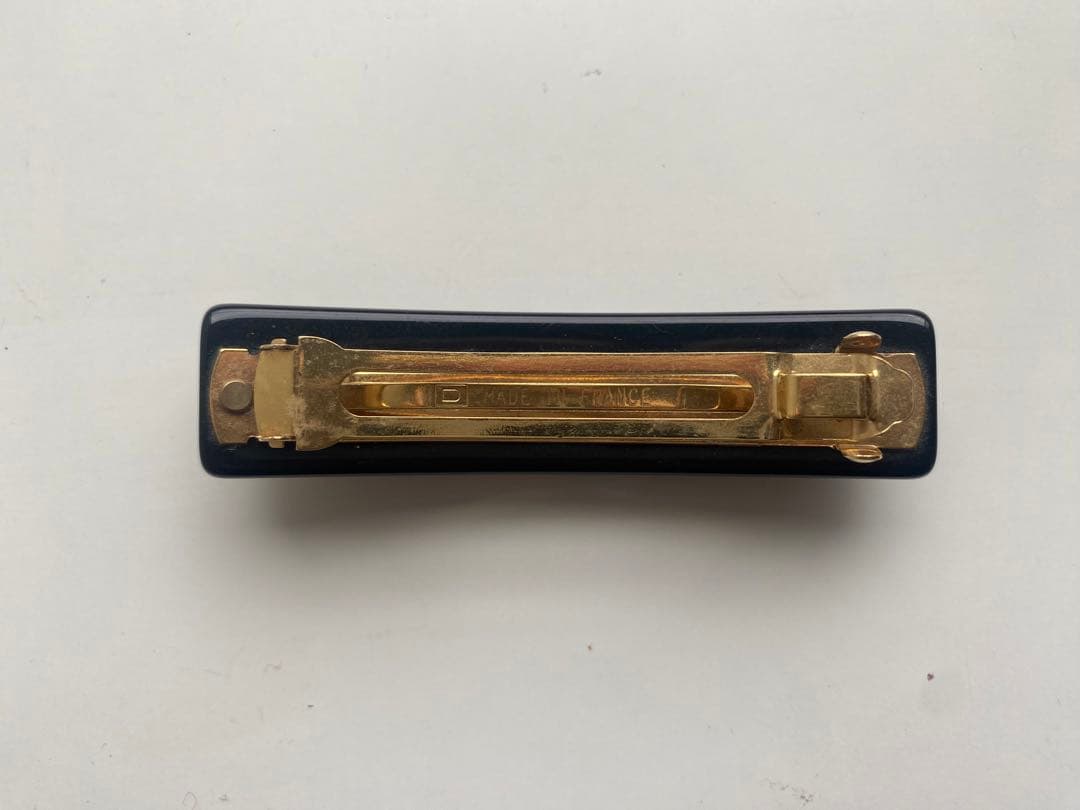 LOUIS VUITTON ルイヴィトン バレッタ 髪飾り ブラック ゴールド