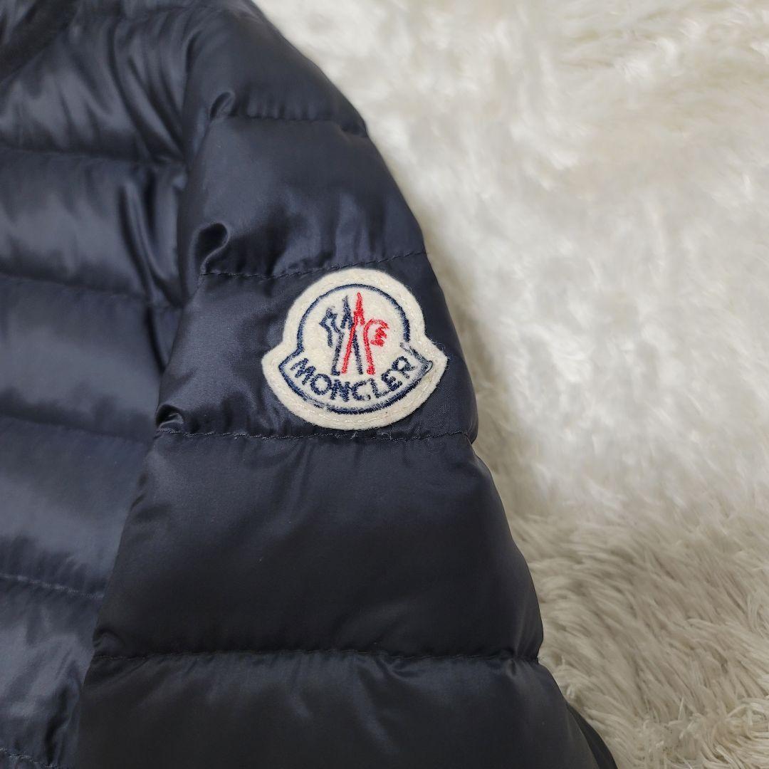 モンクレール ダウンコート ロゴワッペン BARBEL ブラック 軽量