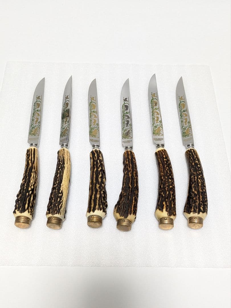 ゾーリンゲン 鹿角 カトラリーセット フォーク ナイフ B204