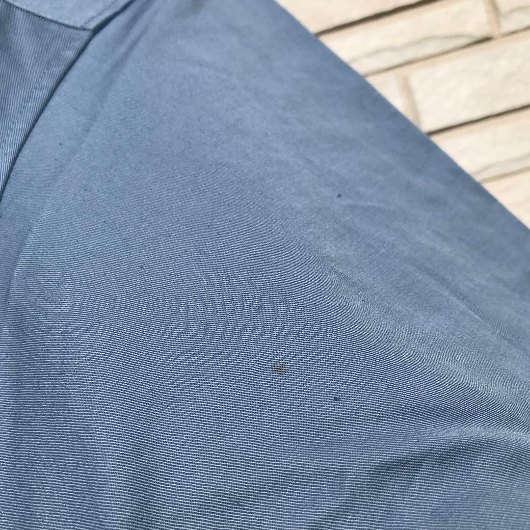 ミスタージェントルマン　オールインワン　つなぎ　L　ブルー　リネン