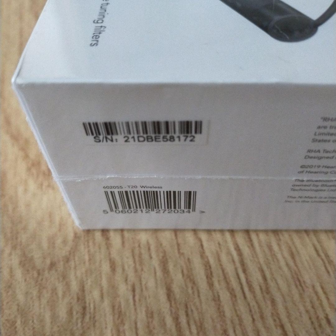 RHA T20 wireless【新品未使用】