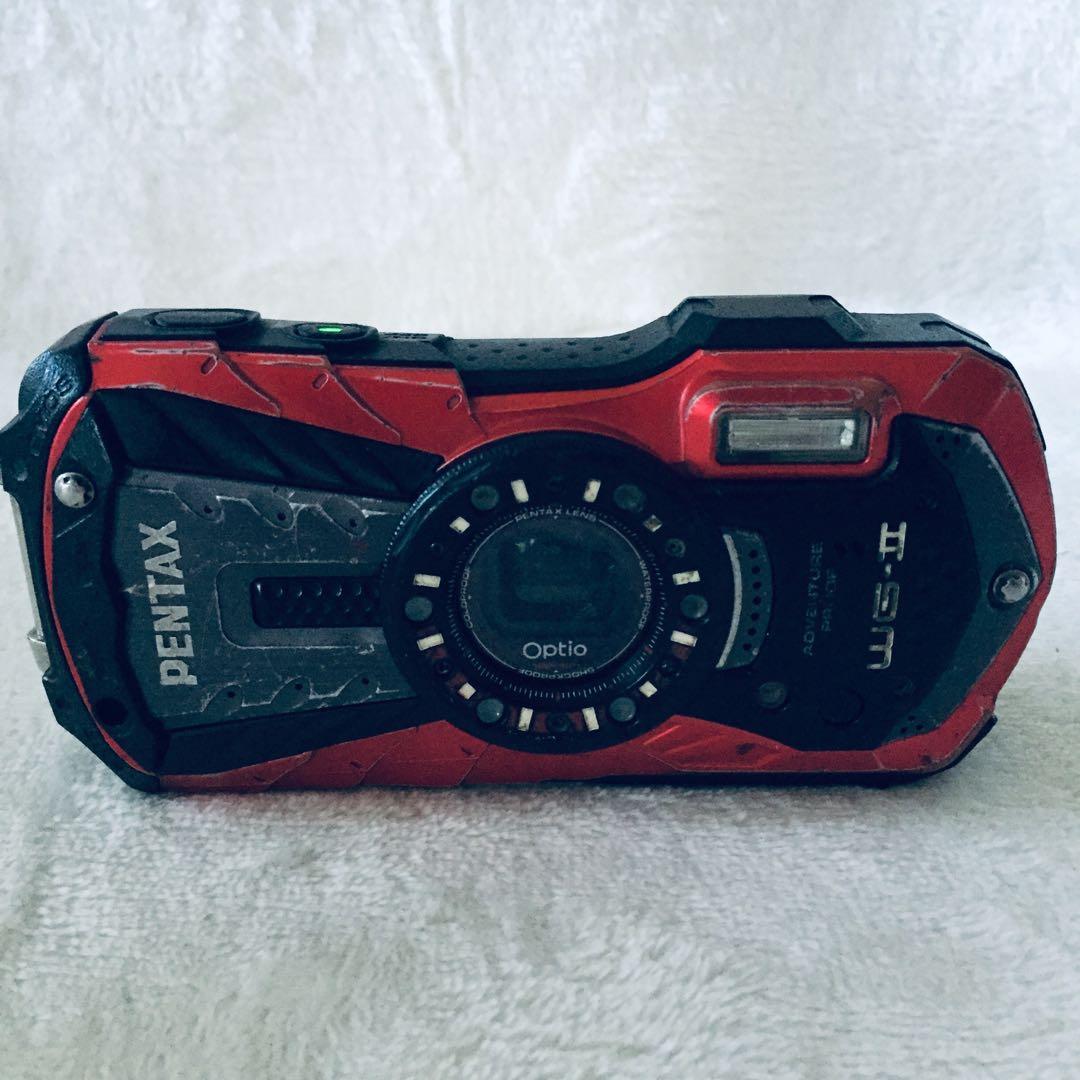 PENTAX WG-Ⅱ 防水 防塵 耐衝撃 現場 タフカメラ オールドコンデジ