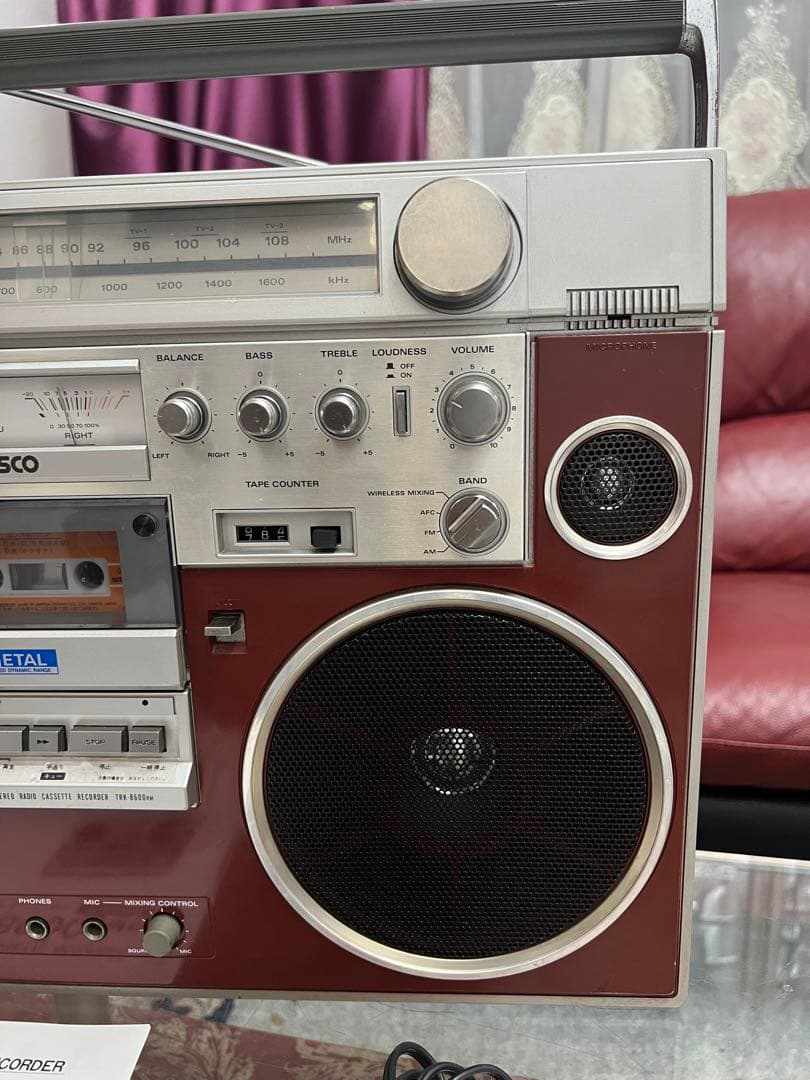 希少BTに変更可能日立ラジカセTRK-8600RM中古メンテナンス済み動作品美品