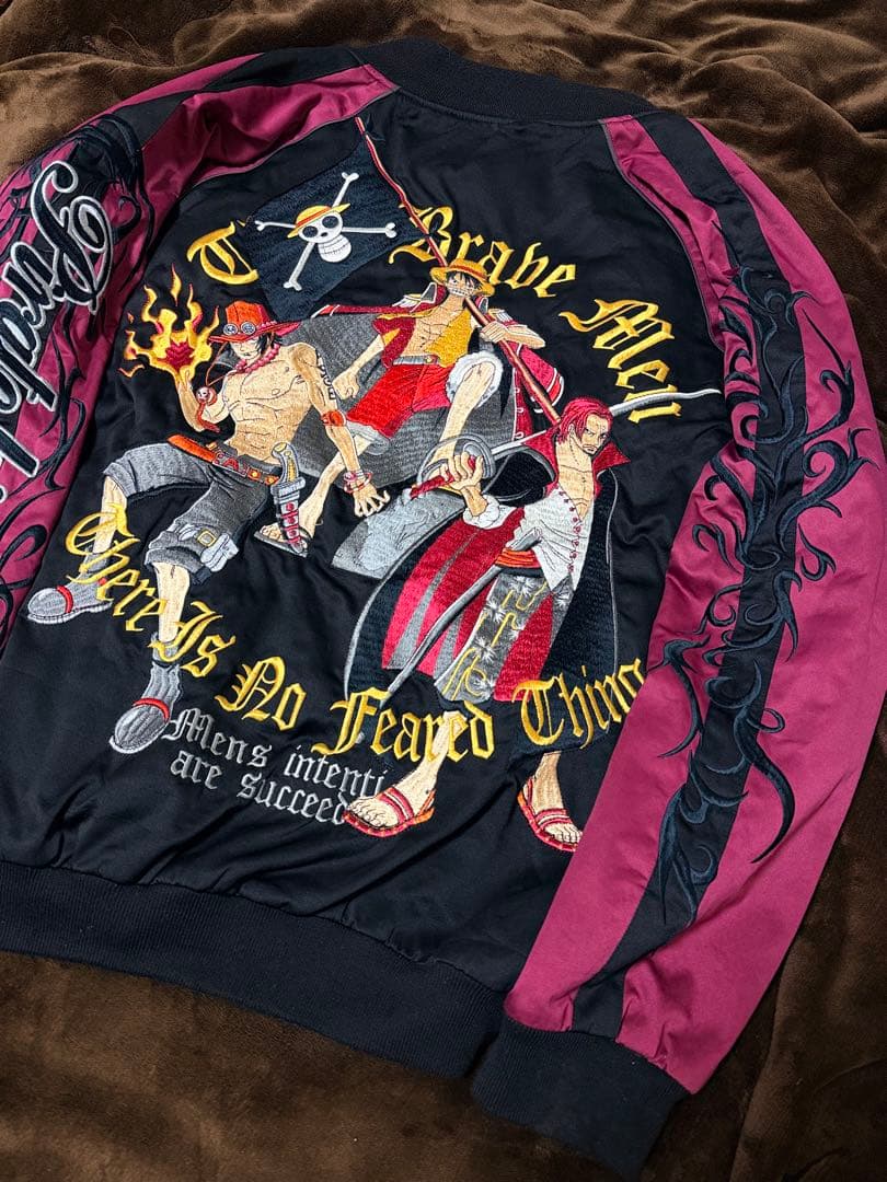２面用 ONE PIECE 日本限定 スカジャン vintage サテン