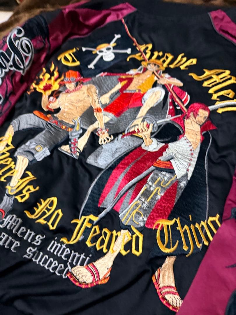 ２面用 ONE PIECE 日本限定 スカジャン vintage サテン